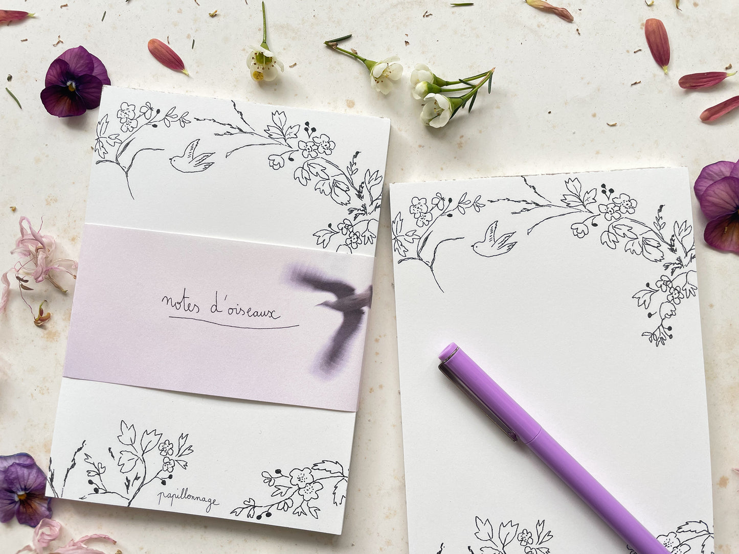 Bloc "Notes d'oiseaux"
