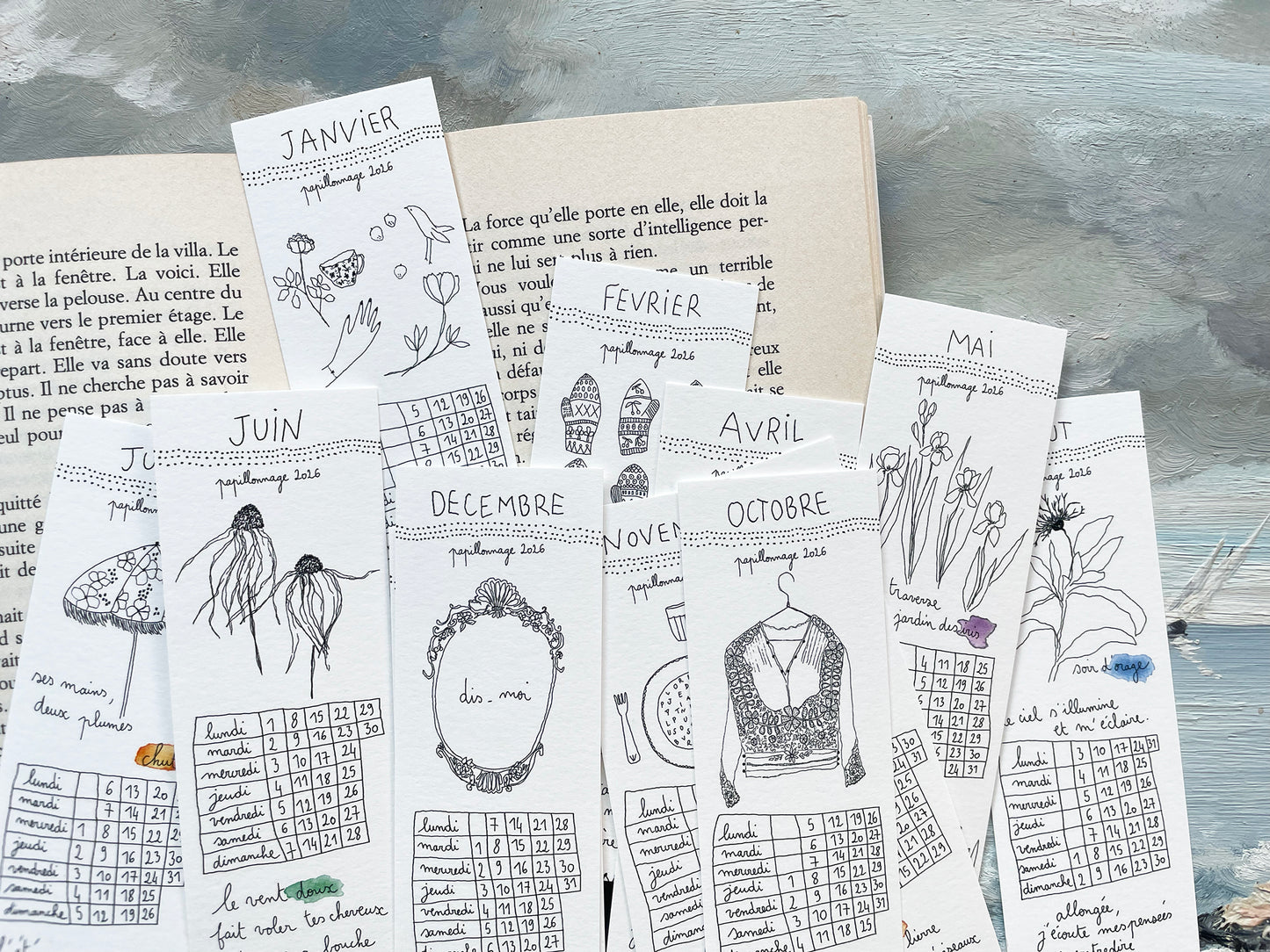 Le calendrier marque-pages 2026