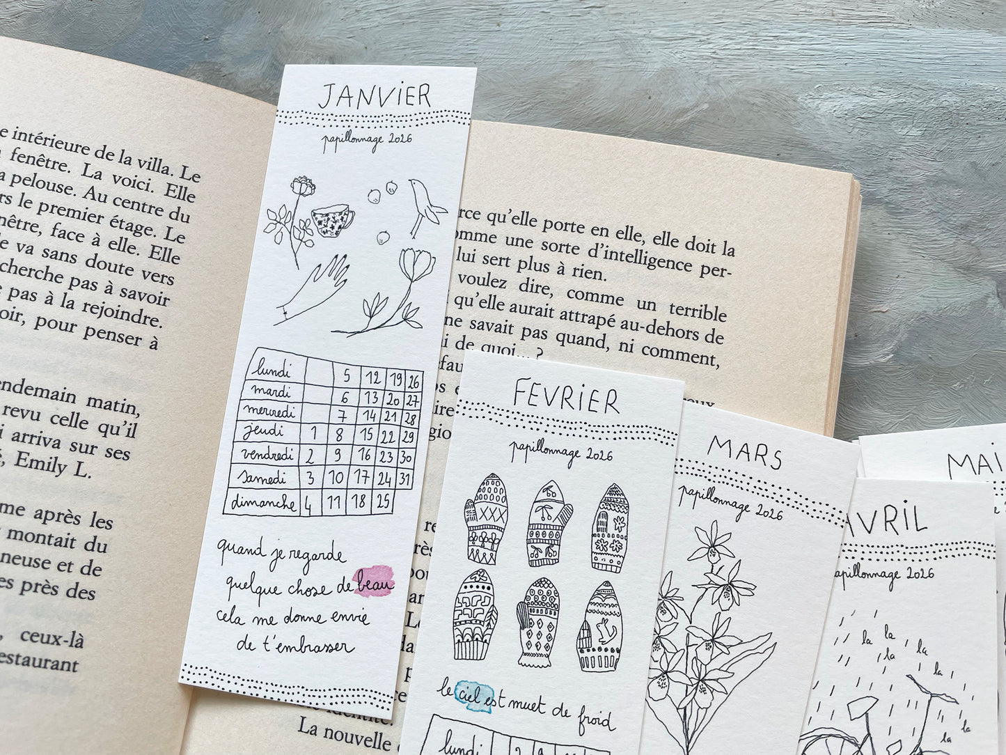 Le calendrier marque-pages 2026 - B2B
