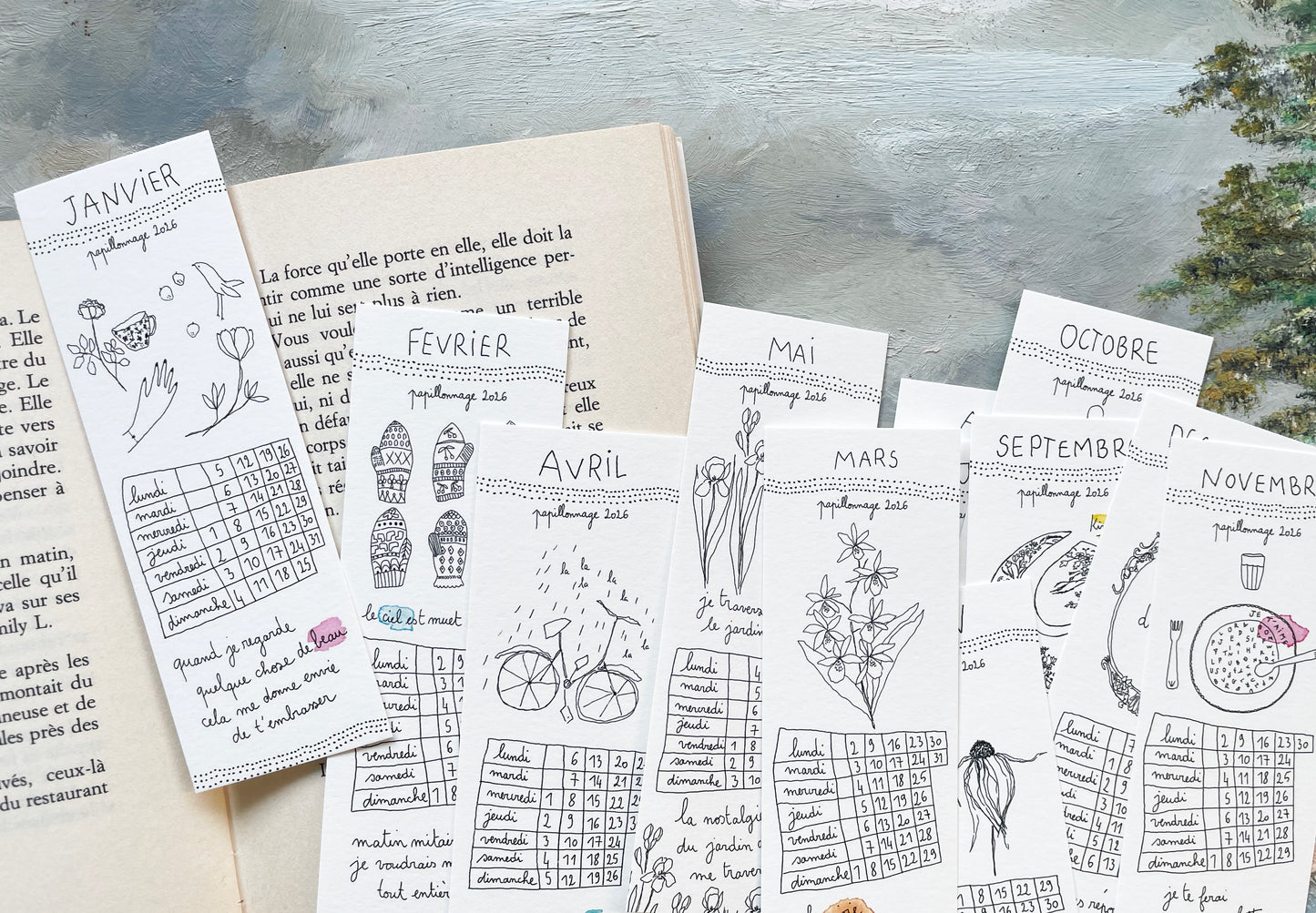 Le calendrier marque-pages 2026 - B2B