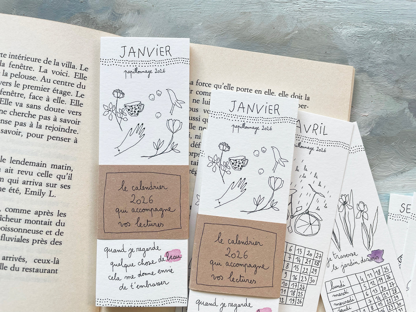 Le calendrier marque-pages 2026 - B2B