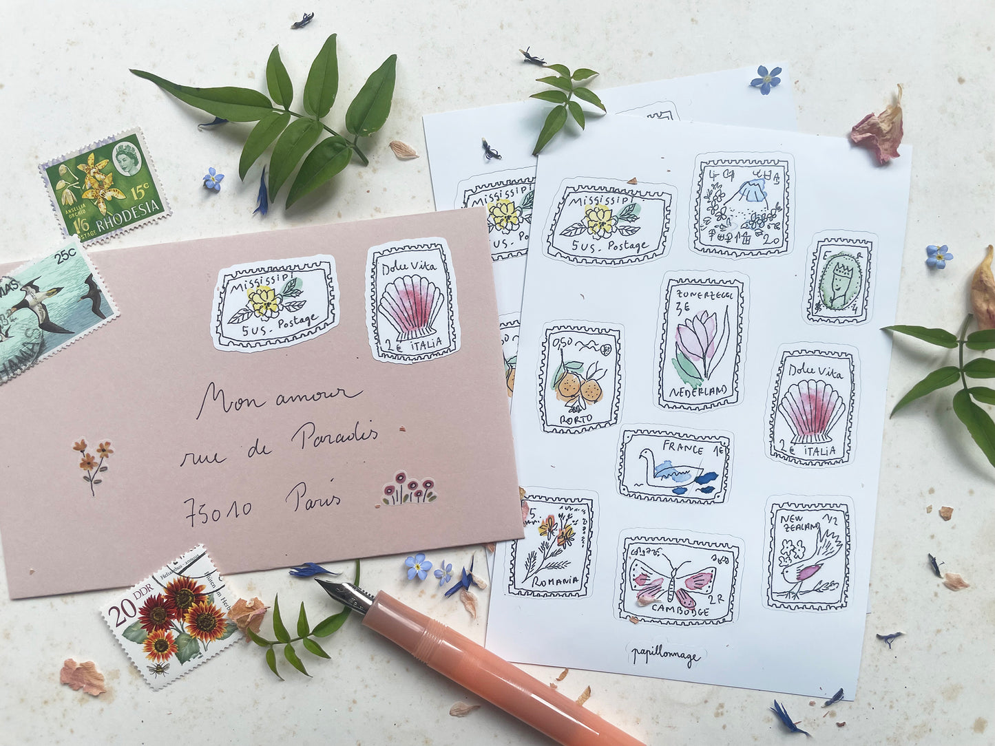 Stickers timbres