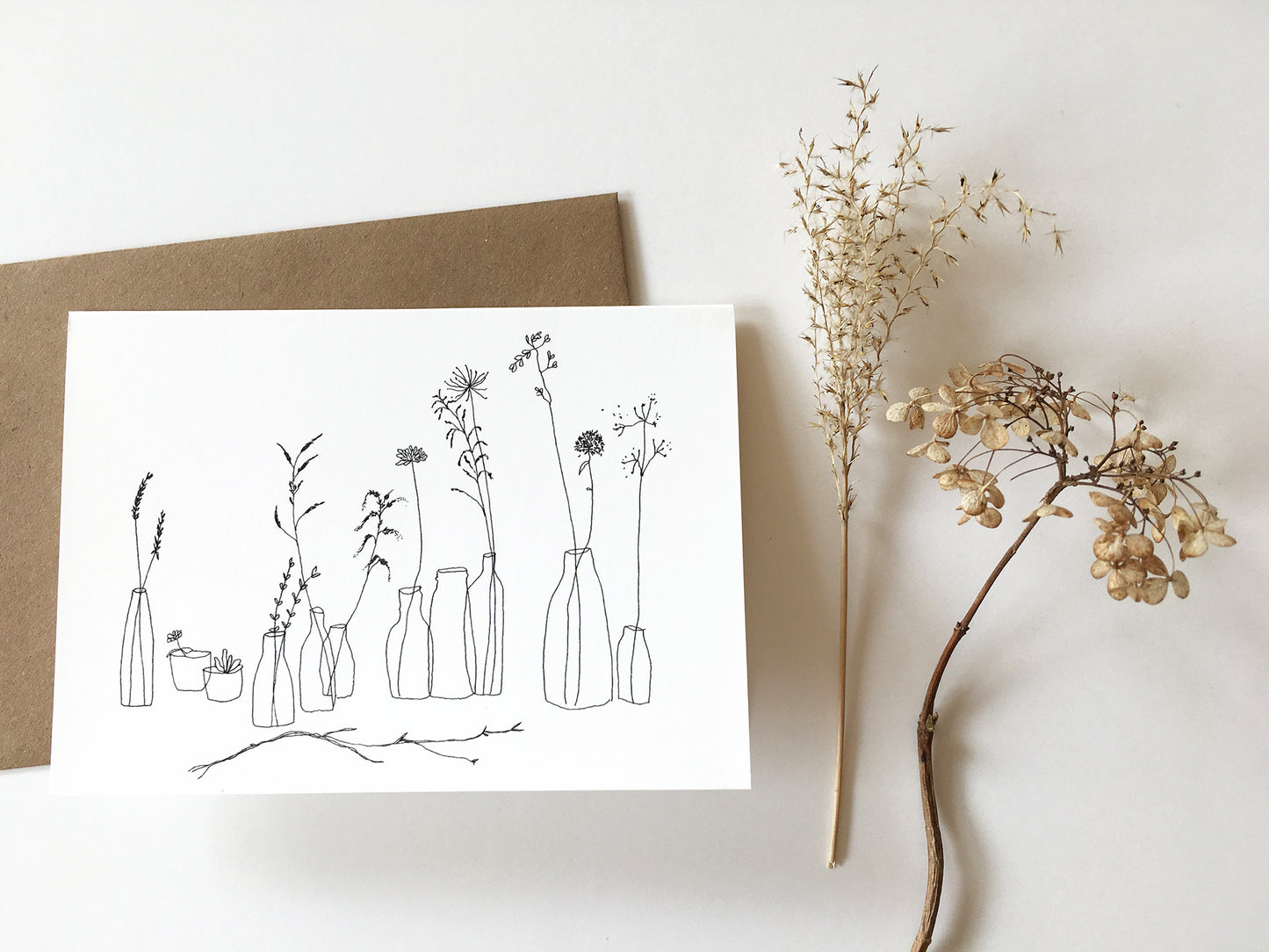 Vases de brindilles