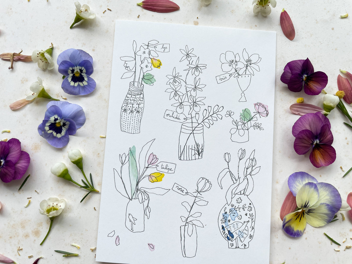 Vases de fleurs