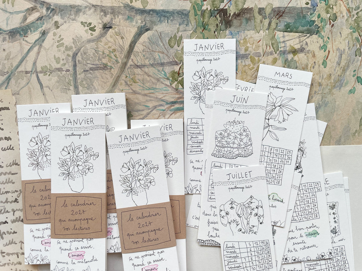 Le calendrier marque-pages 2027