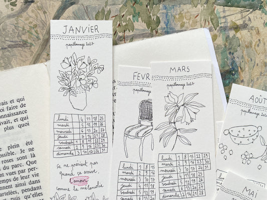 Le calendrier marque-pages 2027