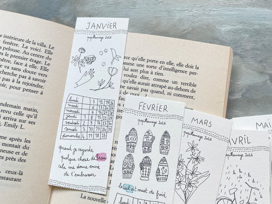 Le calendrier marque-pages 2026