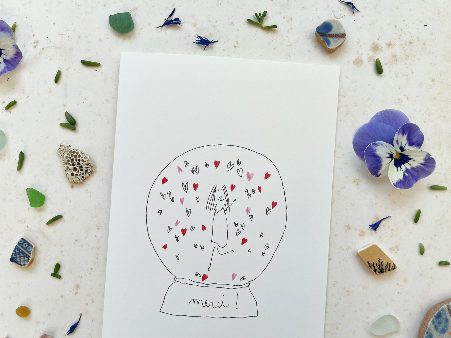 Merci (Boule coeur)