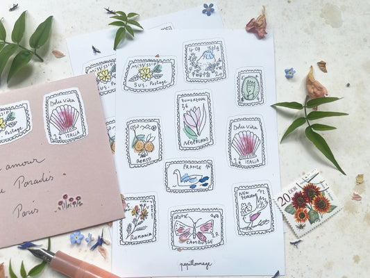 Stickers timbres